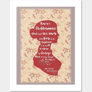 Jane Austen - feminist quote Posters and Art